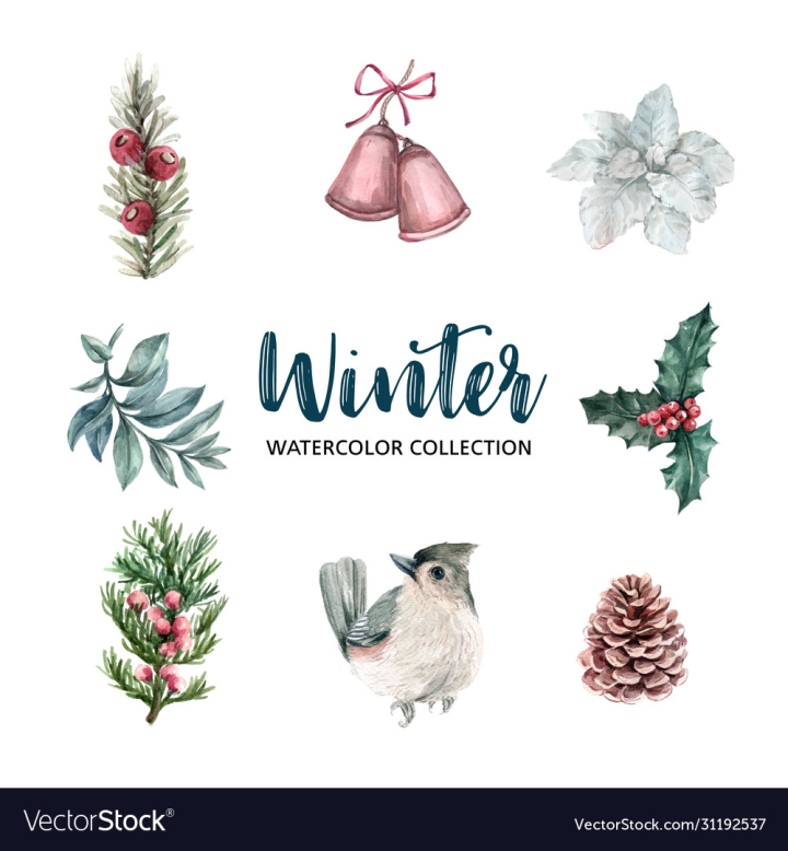 vectorstock,Watercolor,Winter,Background,Floral,Flower,Pine,Cones,Cute,Snow,Tree,Branch,Robin,Bird,Animal,Element,White,Design,Xmas,Seamless,Blue,Nature,Foliage,Juniper,Leaves,Yellow,Wild,Berries,Wallpaper,Drawing,Drawn,Sparrow,Color,Chic,Card,Decoration,Colorful,Texture,Beautiful,Illustration,Art,Paint,Bell,Twig,Leaf,Natural,Ornithology,Graphic,Soft