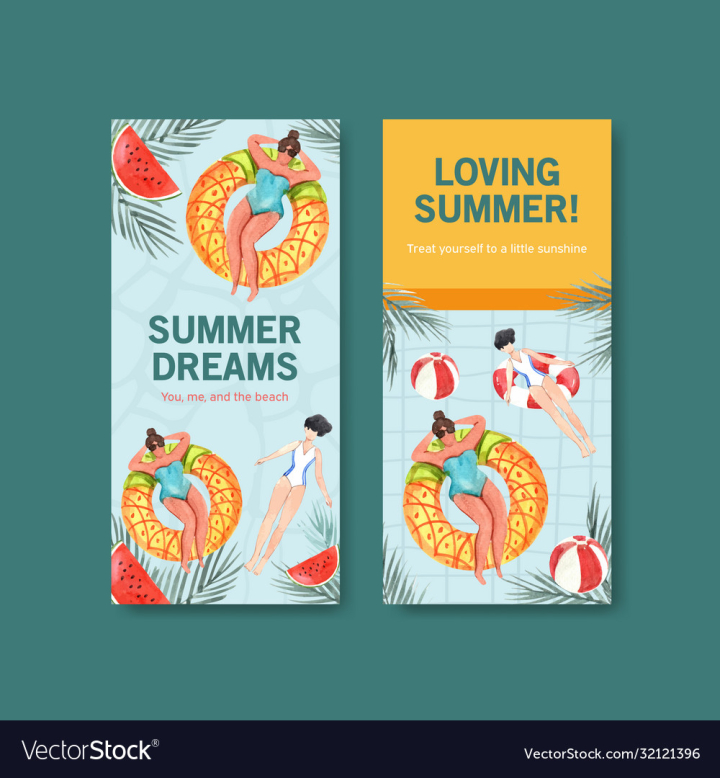 vectorstock,Summer,Flyer,Beach,Vacation,Travel,Party,Bar,Design,Document,Illustration,Background,Tropical,Celebration,Brochure,Watercolor,Leaflet,Ads,Vector,Fresh,Sweet,Holiday,Refreshment,Graphic