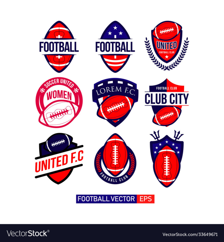 Soccer Logo Design Football Emblem Tournament Template Editable For Your  Design Stock Illustration - Download Image Now - iStock