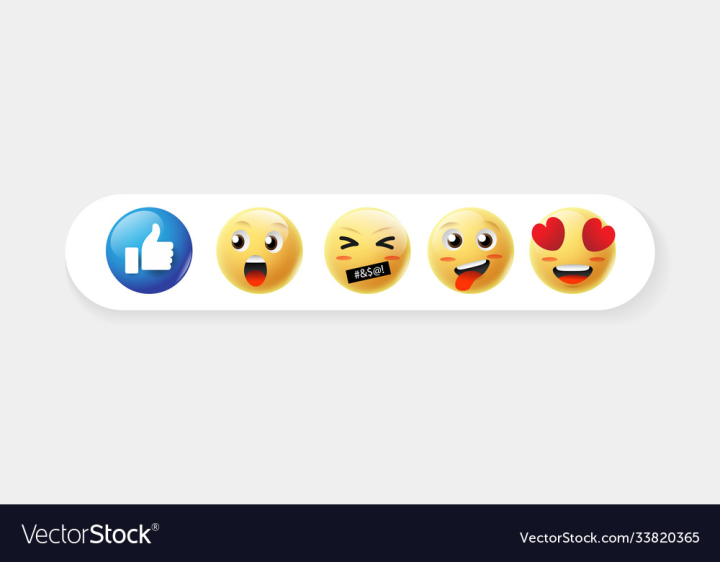 emoji faces expression funny smile happy angry mood sad set
