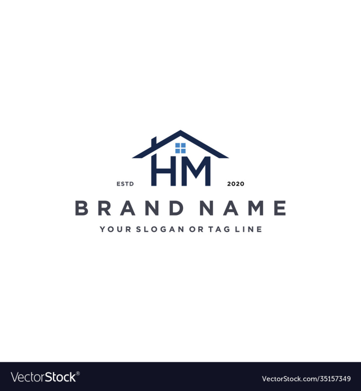 Free: letter hm home logo design - nohat.cc