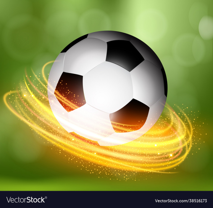 Soccer,Ball,Green,Football,Cup,Background,White,Closeup,Leather,Circle,Isolated,Equipment,Brazil,Classic,Competition,Sport,Black,Fun,Round,Studio,Team,World,One,Play,Sphere,Single,Game,Leisure,Symbol,vectorstock