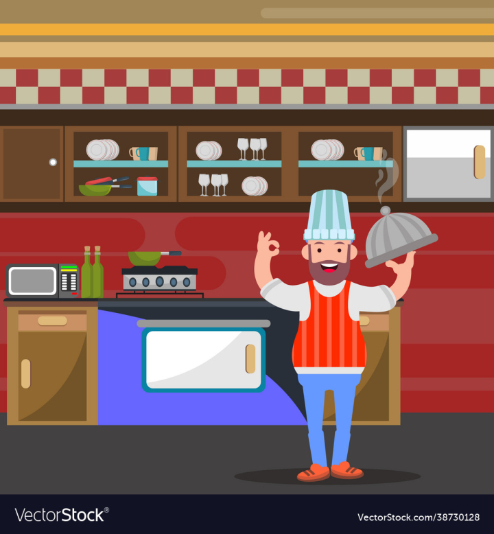 Free: character design cook in a restaurant - nohat.cc