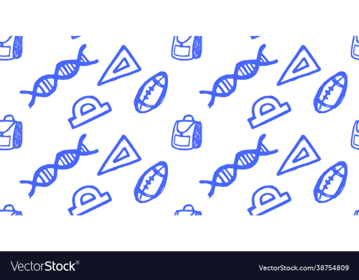 School,Education,Ball,Seamless,Dna,Accessories,Ruler,America,Learning,Study,Football,Portfolio,Autumn,Doodle,University,Hand,Student,Drawn,Pupil,Elements,vectorstock