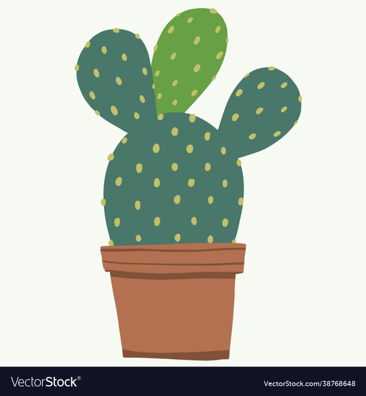 Cactus Plant Vector Collection in Pot Graphic by sabavector · Creative  Fabrica