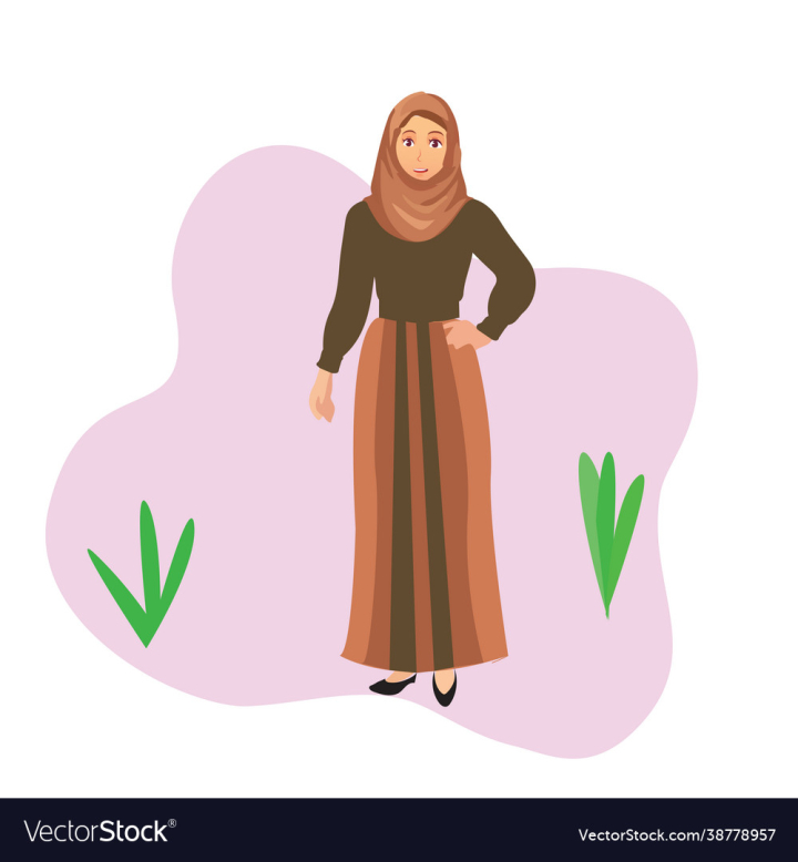 Girl,Muslim,Hijab,Hijabi,Islamic,vectorstock