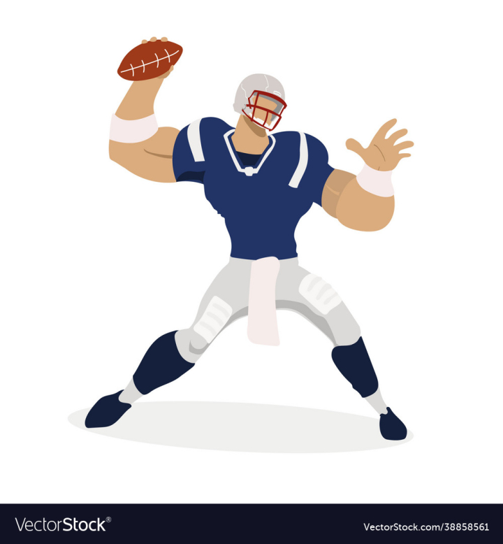 American,Football,Ball,Rugby,Sports,Sport,Player,Sporty,Match,vectorstock