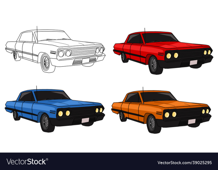 Cars Outline Clipart-Classic Car old chevy style silhouette outline
