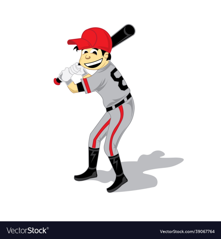 Free: baseball boy cartoon logo design 