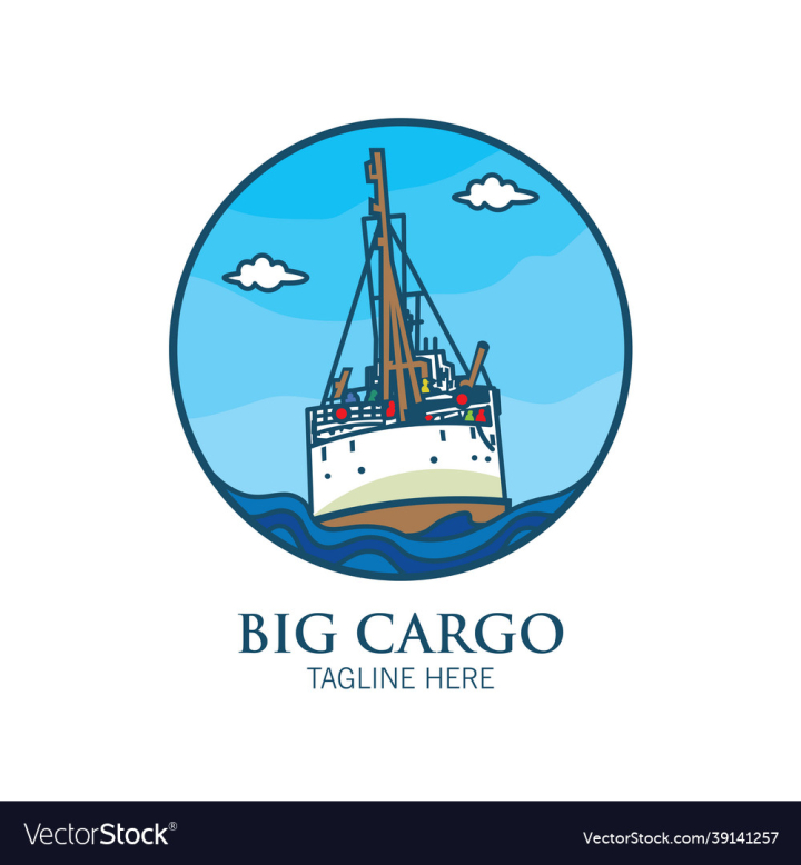 Premium Vector | Cruise ship logo template | Ship logo, Shipping logos, Logo  templates
