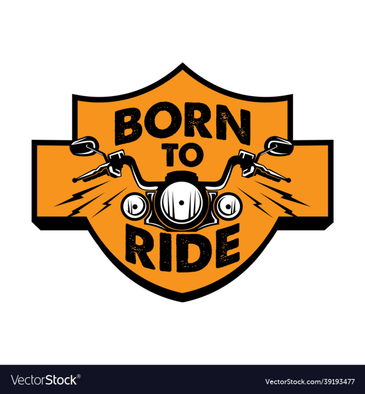 Black helmet rider logo design Royalty Free Vector Image