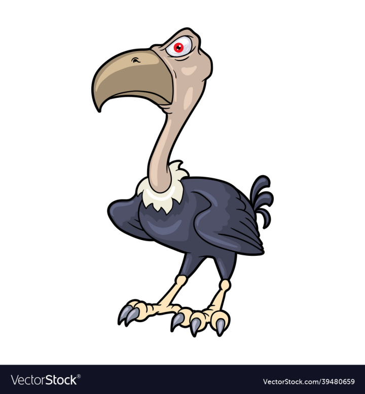 Vulture,Cartoon,Vector,Animal,Mascot,Freebies,Illustration,Bird,Character,vectorstock