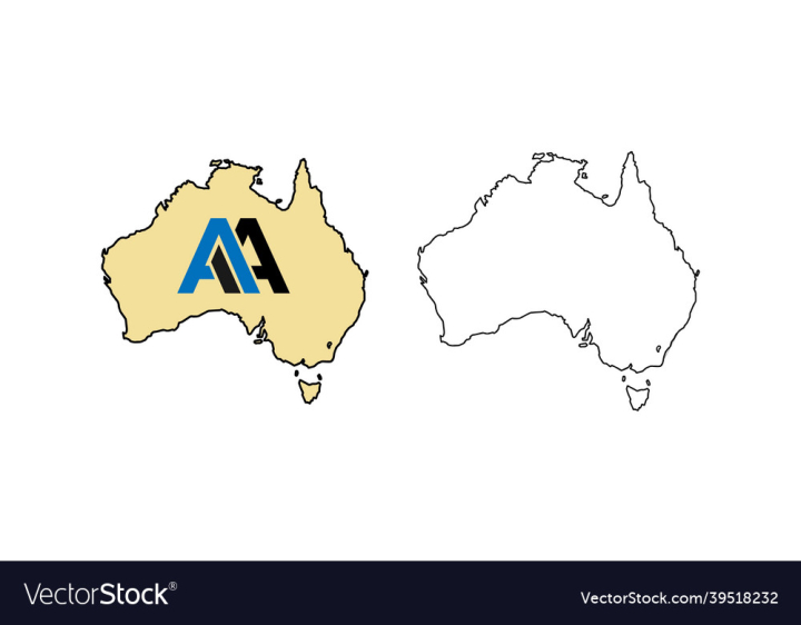 Australia,Map,Geography,Contour,Cartography,Vector,Illustration,Background,Travel,Line,Isolated,vectorstock