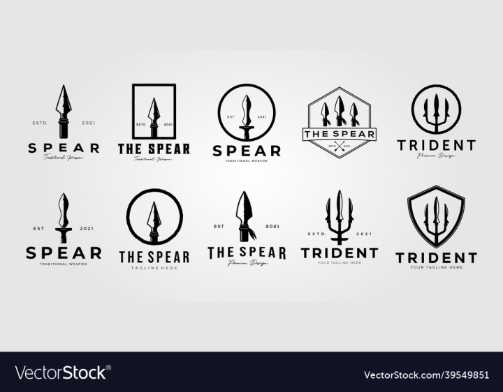 Set,Spear,Arrowhead,Logo,Bundle,Design,Poseidon,Illustration,Vector,Warrior,Sharp,Hunting,Traditional,Battle,Sparta,Emblem,Head,Iron,Pointed,College,Arm,Wood,Javelin,Knight,Lance,Arrow,Pike,Spearhead,Armor,Icon,Fighter,Pictorial,Trident,Neptune,Ancient,Industry,Linear,Steel,Creative,Symbol,Company,Classic,Business,Badge,Line,Simple,Silhouette,Label,Vintage,Art,vectorstock