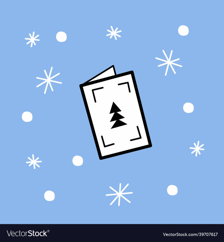 Christmas,Holiday,Snow,Postcard,New,Celebration,Year,Winter,Air,Gift,Balloons,vectorstock