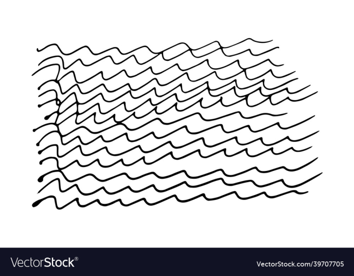 Style,Doodle,Waves,Lines,Wavy,Illustration,Drawn,Hand,White,Background,Scribbles,Elements,Design,Arbitrary,Handwriting,Felt Tip,Pen,vectorstock