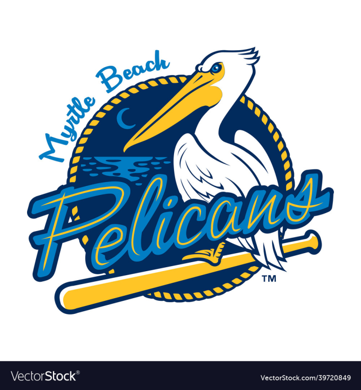 Pelican,Mascot,Logo,Vector,Myrtle,Beach,Sport,Cartoon,Freebies,Illustration,Baseball,vectorstock