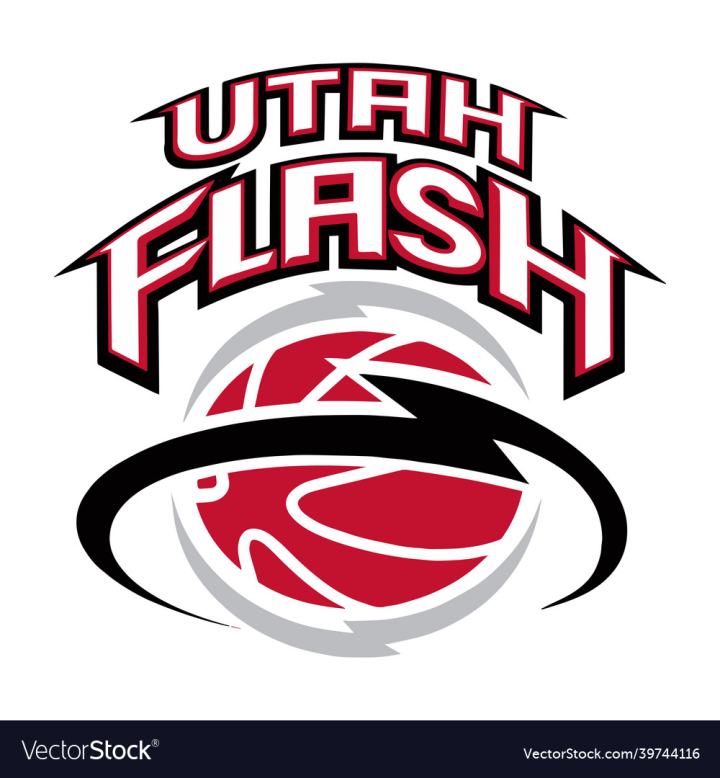 Flash,Utah,Vector,Sport,Cartoon,Mascot,Freebies,Illustration,Basketball,vectorstock