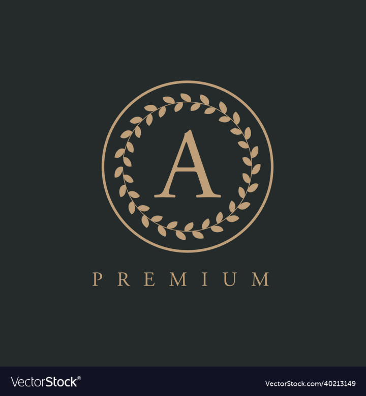 Free: high-end luxury logo letters letter a logo 