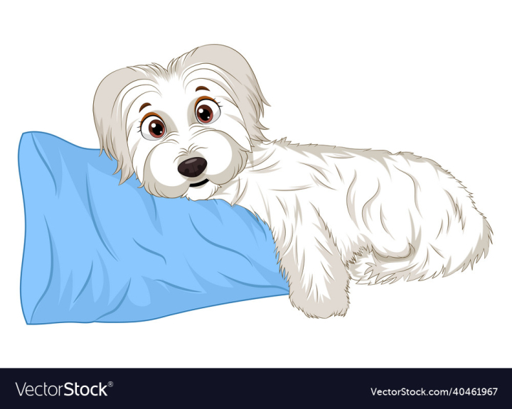 Dog,Animal,Illustration,Cartoon,Pet,Puppy,Vector,Pillow,Cute,Doodle,vectorstock