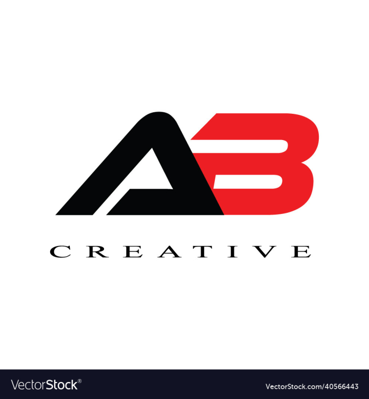 Logo,Letter,Ab,Vector,vectorstock