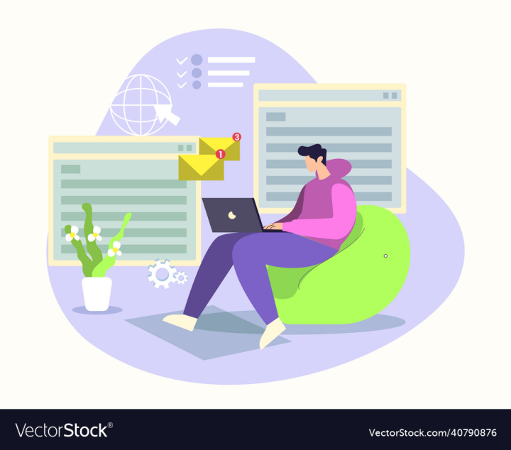 Concept,Man,Job,New,Work,Covid19,Covid 19,2019 Ncov,Illustration,Graduate,Coronavirus,Freelance,Freelancer,Epidemic,Corona,Cats,Employee,Vector,Comfort,Technology,Flat,Digital,Home,People,Person,Internet,Business,Desk,Character,Design,Mask,Computer,Body,Upper,Workers,Remote,At,Office,Worker,Woman,Occupation,Room,Quarantine,Outsourcing,Workplace,Online,Pc,Side,vectorstock