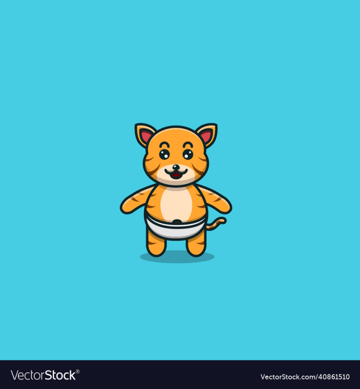 Tiger,Cute,Baby,Character,Icon,Animal,Children,Vector,Design,Illustration,Wildlife,Graphic,Cheerful,Animals,Little,Background,Funny,Happy,Cartoon,Kids,Sweet,Cat,Jungle,Drawing,Wild,Kawaii,Dream,Invitation,Birthday,Retro,Candy,Believe,Horn,Pretty,Lovely,Happiness,Rainbow,Smiling,Mammal,Beautiful,Adorable,vectorstock