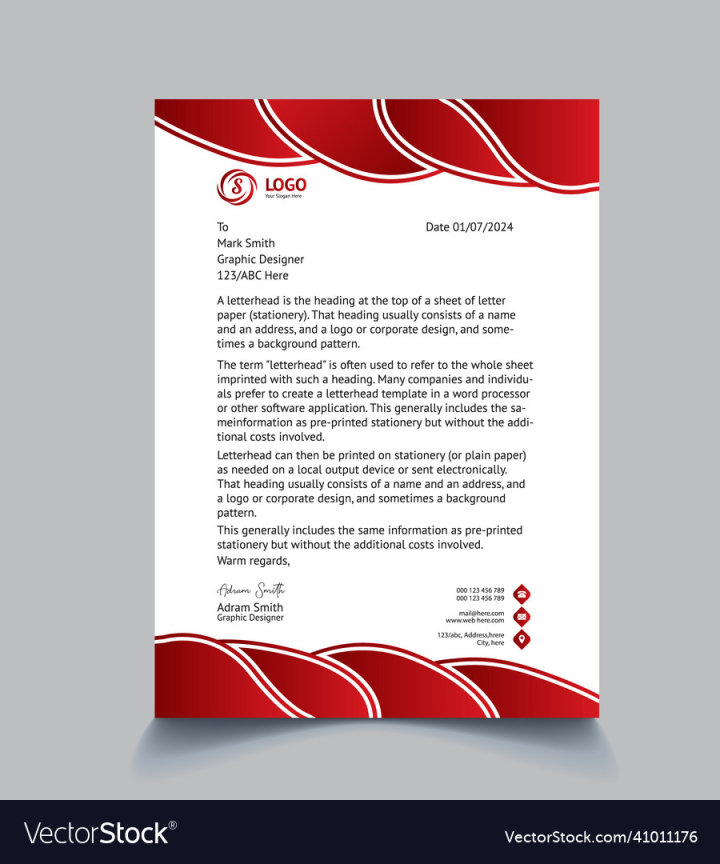 Letterhead,Red,Template,Waves,Abstract,Layout,Light,Notepad,Branding,Company,Design,Turquoise,Aqua,Identity,Brand,Document,Stationery,Invoice,Aquamarine,Corporate,Business,Office,Modern,Navy,Graphic,vectorstock
