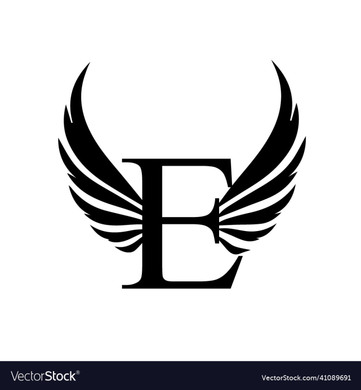 E,Letter,Logo,Template,Design,vectorstock
