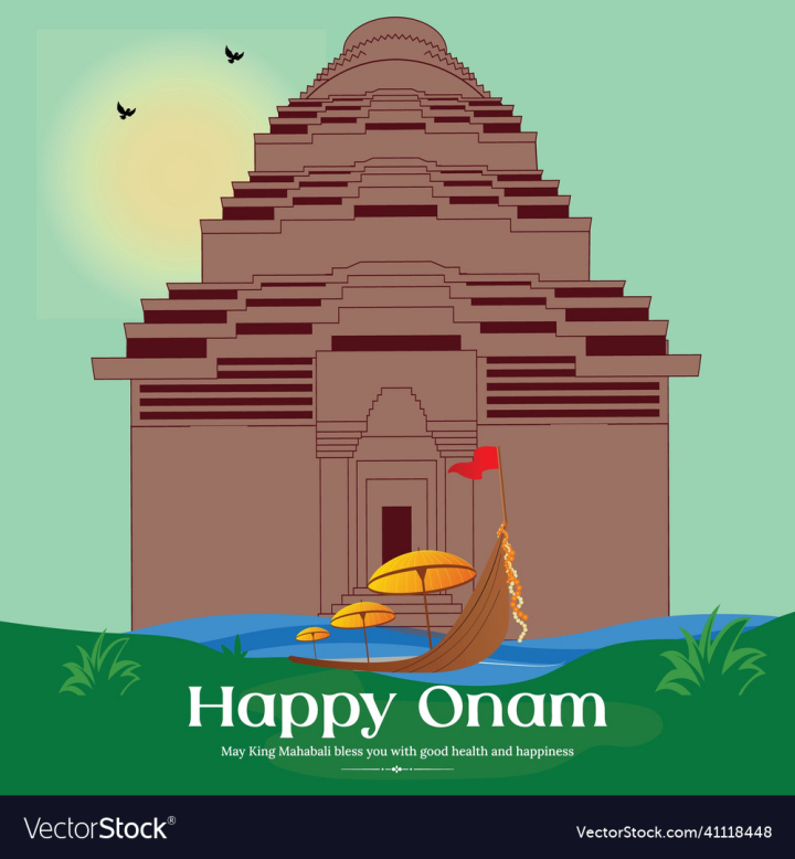 Onam,India,Hindu,Kerala,vectorstock