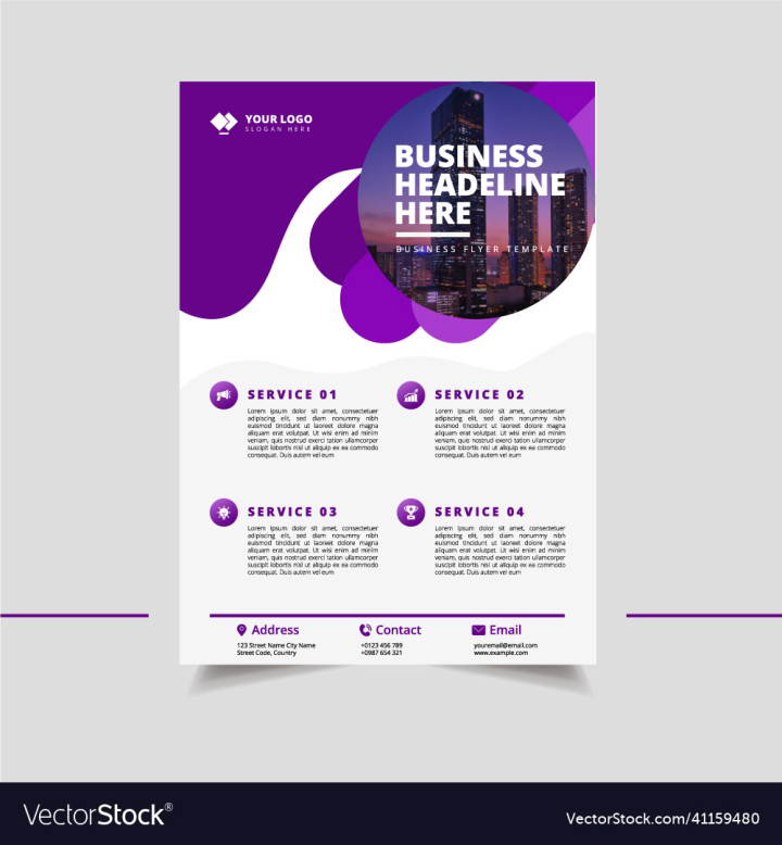Flyer,Layout,Business,A4,Template,Design,Corporate,vectorstock
