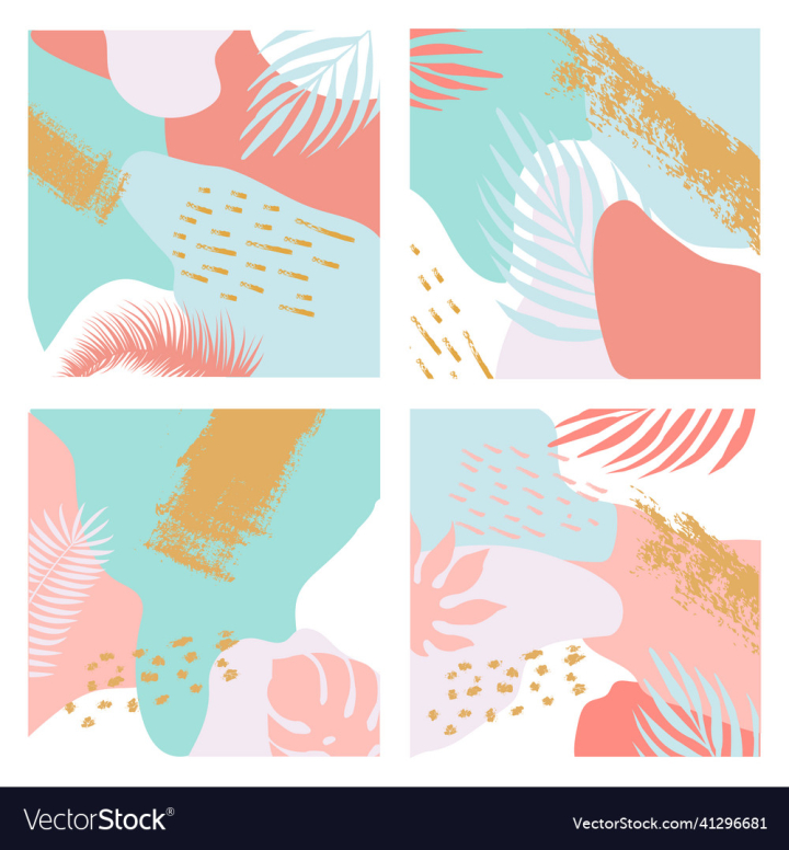 Organic,Shapes,Abstract,Background,Natural,Set,Colourful,Palm,Design,Brush,Textured,Memphis,Vector,Leaf,Plants,Pink,Floral,Leaves,Geometric,Monstera,Graphic,Creative,Summer,Paradise,Element,Wallpaper,Florist,Color,Plant,Pattern,vectorstock