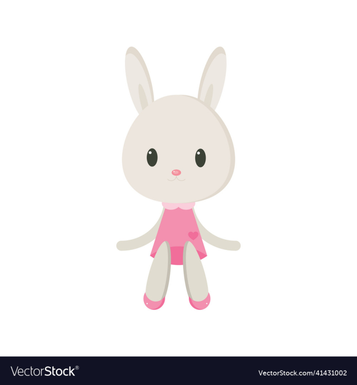 Doll,Cartoon,Isolated,Bunny,Cute,Easter,Illustration,Card,Fauna,Collection,Little,Creative,Design,Holiday,Character,Pet,Drawing,Farm,Baby,Child,Animal,Fun,Vector,Graphic,Zoology,Wildlife,Painting,Wild,Print,Icon,Zoo,Nature,Funny,Rabbit,Happy,vectorstock