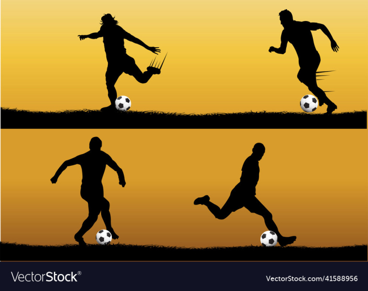 Soccer,Silhouette,Player,League,Play,Power,Running,Kicking,Powerful,Forward,Run,Match,Professional,Goal,Sport,Championship,Young,Champion,Football,Character,Energy,Competition,Team,vectorstock