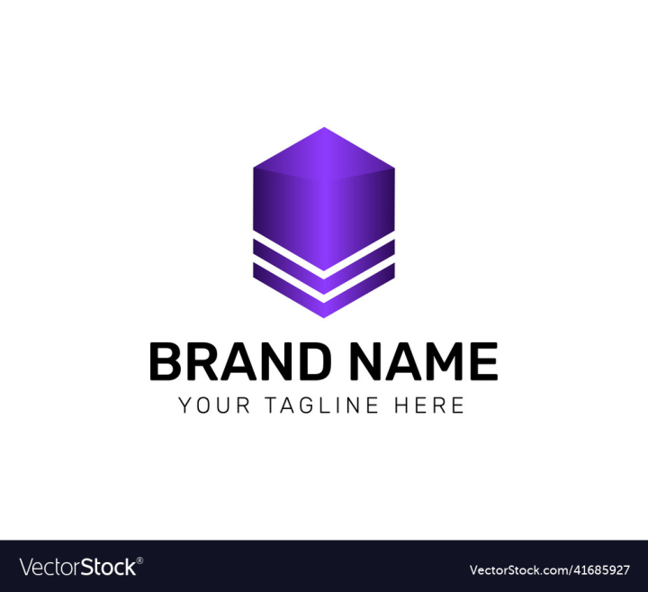 Cube,Technology,Logo,Gradient,Vector,vectorstock