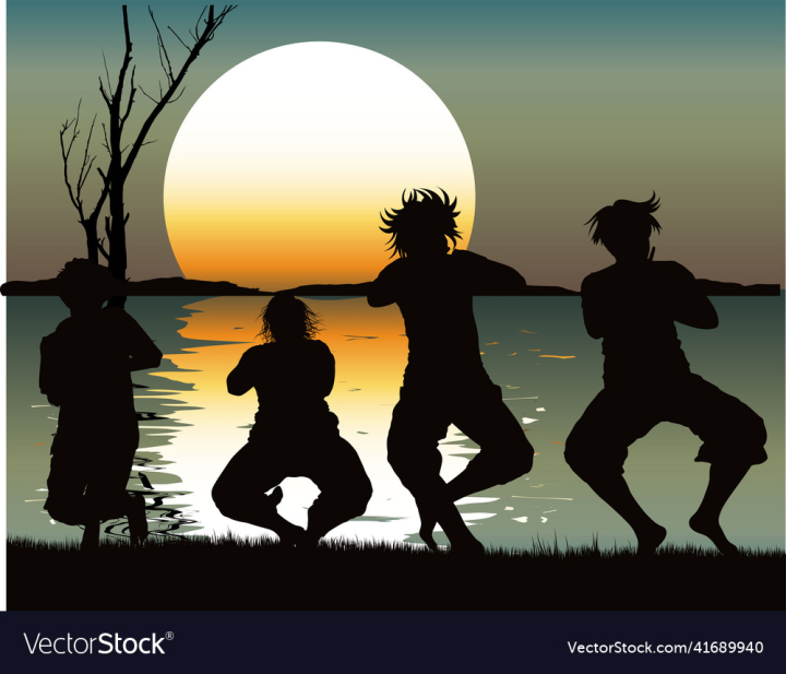 Silhouette,Children,Standing,Together,Four,Background,Family,Sunset,Nature,Sky,Business,Success,Sunrise,Boy,Girl,People,Summer,Travel,School,Teamwork,vectorstock