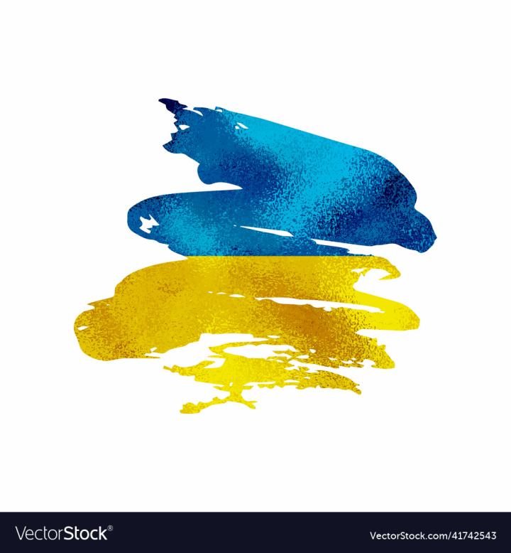 Flags ukraine and russia on a white background Vector Image
