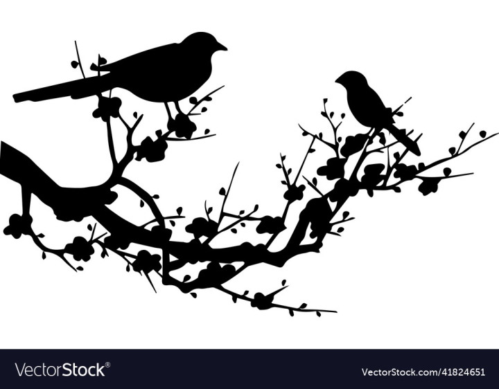vectorstock,Tree,Birds,With,Vector,Wall,Sticker,Abstact