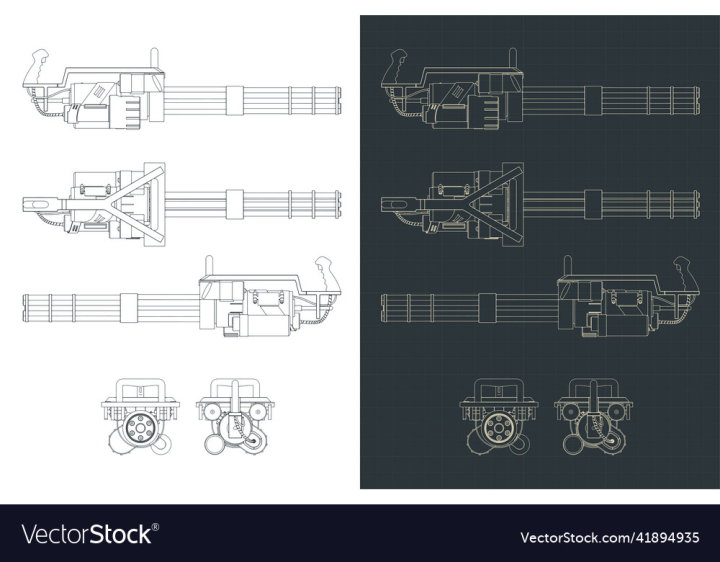 vectorstock,Blueprints,Helicopter,Engineering,Minigun,Illustration,Vector,Industrial,Automotive,Mechanic,Big,Auto,Mini,Equipment,Design,Sketch,Machinery,Warfare,Military,Cannon,Rotary,Drawings,Outline,Arms,Automatic,Artillery,Weapon,Aircraft,Machine,Technology,Caliber,Gun