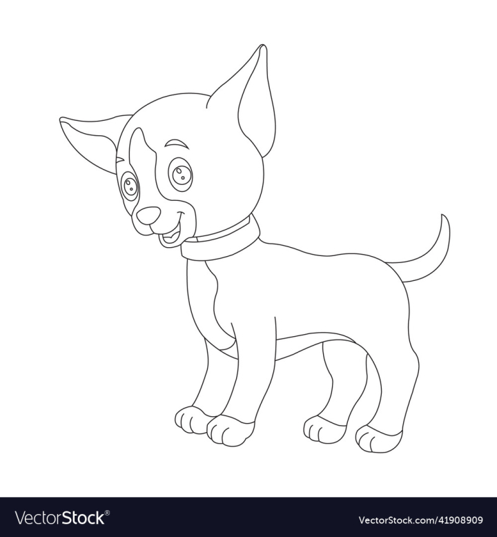 Black White Puppy Drawing For Beginners Background, Cute Pictures