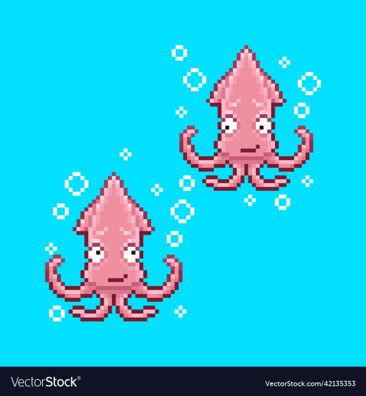 vectorstock,Cartoon,Cute,Squid,Animal,Happy,Design,Icon,Kid,Sign,Fun,Simple,Food,Flat,Bubbles,Element,Card,Character,Banner,Decoration,Colorful,Funny,Friends,Pixel,Cheerful,Friendship,Ecology,Eco,Dating,80s,Calamary,Vector,Illustration,Clip,Art,Love,Retro,Style,Outline,Shape,Sea,Smile,Poster,Tentacles,Underwater,Seafood,Octopus,Mosaic,Video,Game,Marine,Life