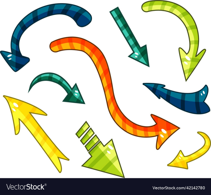 vectorstock,Design,Arrows,Colorful,Icon,Arrow,Background,Sign,Web,Download,Abstract,Down,Direction,Curve,Set,Up,Right,Cursor,Graphic,Vector,Sketch,Outline,Doodle,Way,Target,Growth,Asset,3d,Illustration