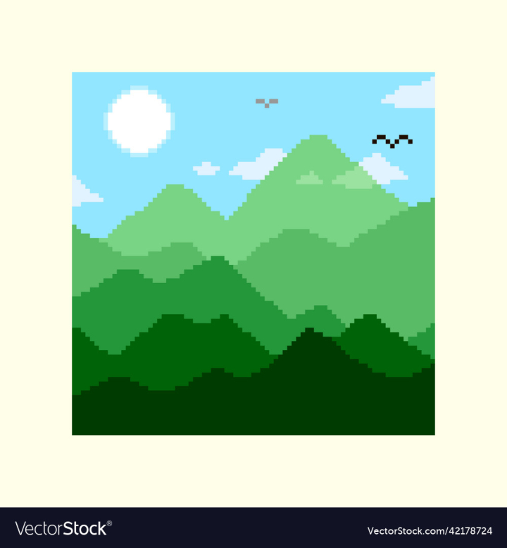 vectorstock,Landscape,Sun,Mountain,Nature,Green,Colorful,Illustration,Art,Forest,Design,Adventure,Sky,Day,Simple,Natural,Flat,Card,Hill,Banner,Environment,Horizon,Clouds,Pixel,Lifestyle,Hiking,Inspiration,Mosaic,Climbing,Graphic,Vector,Artwork,Range,Birds,Flying,Retro,Style,Travel,Summer,Park,Spring,Silhouette,Template,Rock,Picture,Vacation,Poster,Outdoor,Tourism,Video,Game