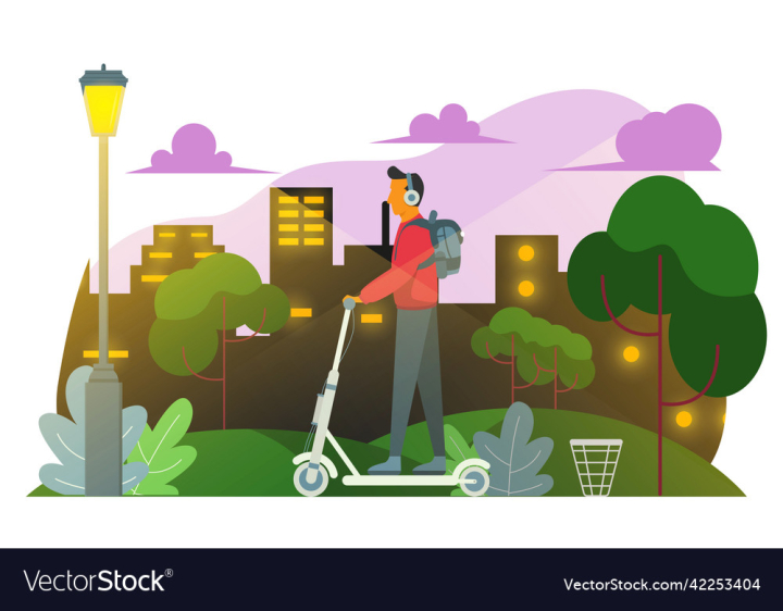 vectorstock,Man,Headphones,Scooter,Background,Nature,Park,Outside,Happy,Style,Music,Ride,City,Transport,Natural,Green,Rest,Resting,Male,Freedom,Wood,Walking,Recreation,Young,Alone,Listening,Outdoor,Single,Lifestyle,Adult,Smiling,Happiness,Leisure,Backpack,Illustration,Boy,Guy,Hair,Student,Grass,Spring,Fun,People,Relax,Cloud,Portrait,Environment,Eco,Calmness,Smartphone