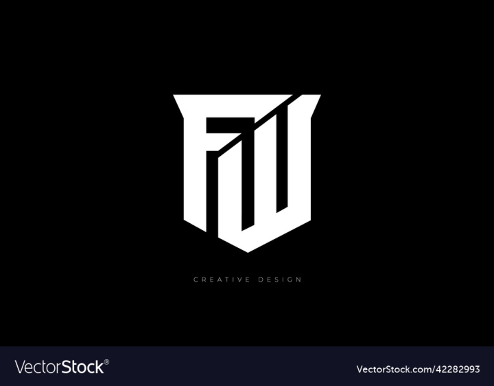 Initial Letter Fw Logo Or Wf Logo Vector Design Template Royalty Free SVG,  Cliparts, Vectors, and Stock Illustration. Image 154372430.