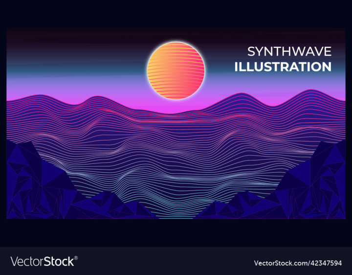 vectorstock,Wavy,Illustration,Diminishing,Perspective,Wireless,Technology,Geometric,Shapes,Gradient,Background,Free,Vector,Pattern,Wave