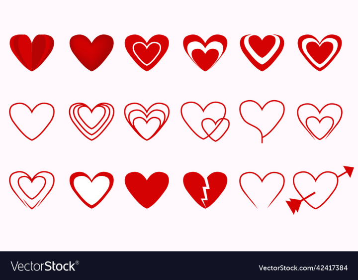 vectorstock,Set,Icon,Heart,Hearts,Love,Red,Day,Symbol,Valentine,Vector,Design,Shape,Romance,Valentines,Illustration,Pattern,Pink,Sign,Wedding,Card,Holiday,Romantic,Decoration,Passion,Art