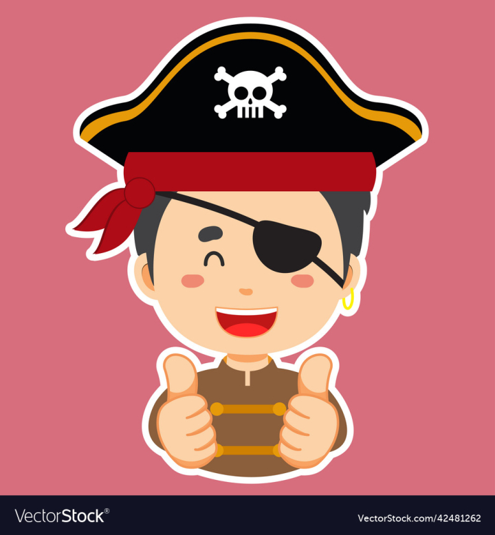 vectorstock,Happy,Sticker,Character,Person,People,Design,Style,Cartoon,Fashion,Male,Business,Holiday,Human,Head,Job,Isolated,Headdress,Avatar,Vector,Illustration,Pirate,Skull,Captain,Boy,Girl,Hat,Female,Child,Clothes,Couple,Cute,Costume,Children,Accessories