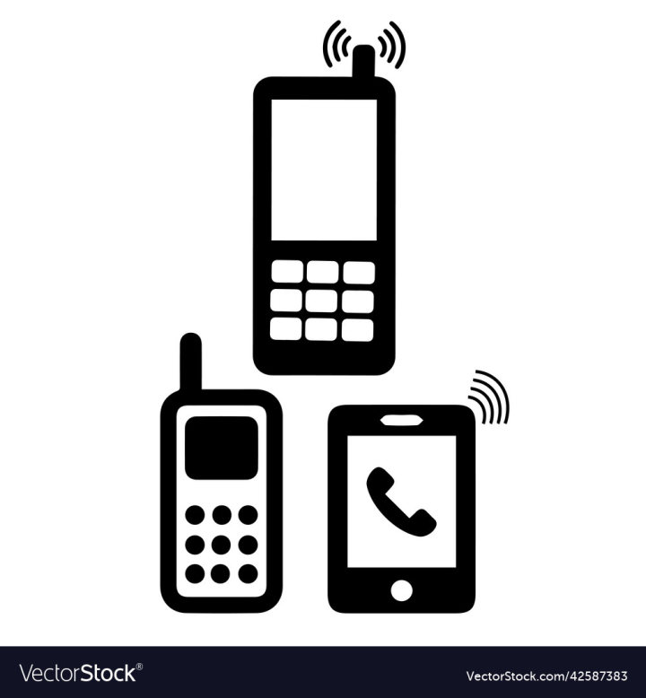 vectorstock,Icon,Mobile,Vector,Black,And,White,Pack,Business,Flat,Social,Card,Silhouette,Phone,Call,Png