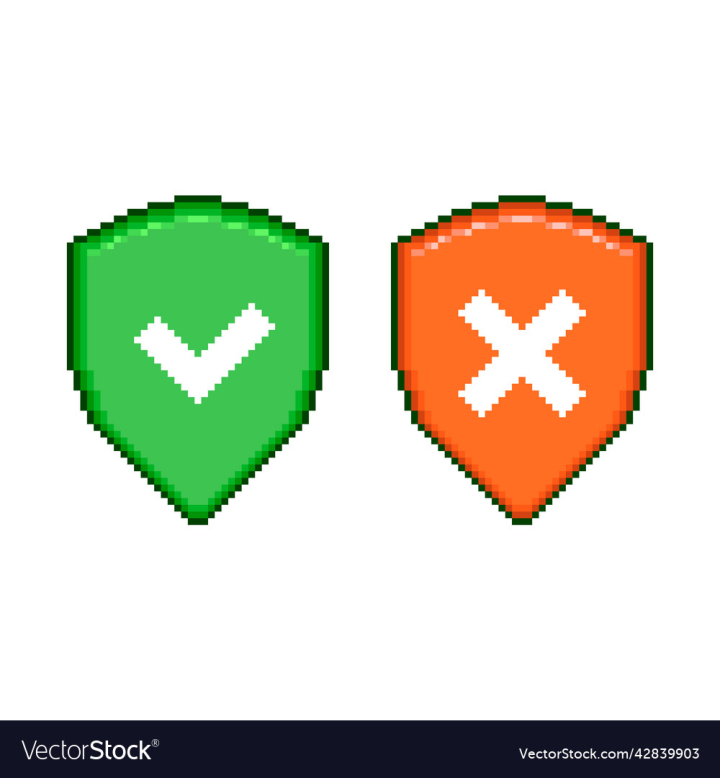 vectorstock,Red,Cross,Green,Tick,Design,Icon,Shield,Flat,Element,Outline,Modern,Digital,Simple,Button,Abstract,Check,No,Negative,Pixel,Choose,Choice,Error,Antivirus,Ok,Done,Checkmark,Correct,Approve,Firewall,False,Confirm,Graphic,Illustration,Art,Retro,Style,Security,Sign,Shape,Warning,Symbol,Service,Protect,Technology,Pictogram,Positive,Select,Vector,Video,Game